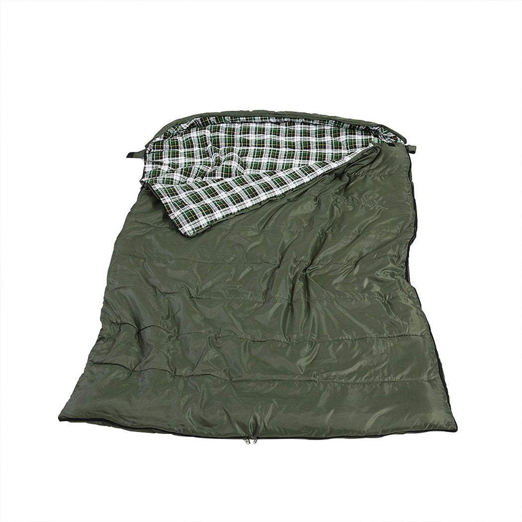 Mountview Sleeping Bag Double Bags Outdoor Camping Hiking Thermal -10?