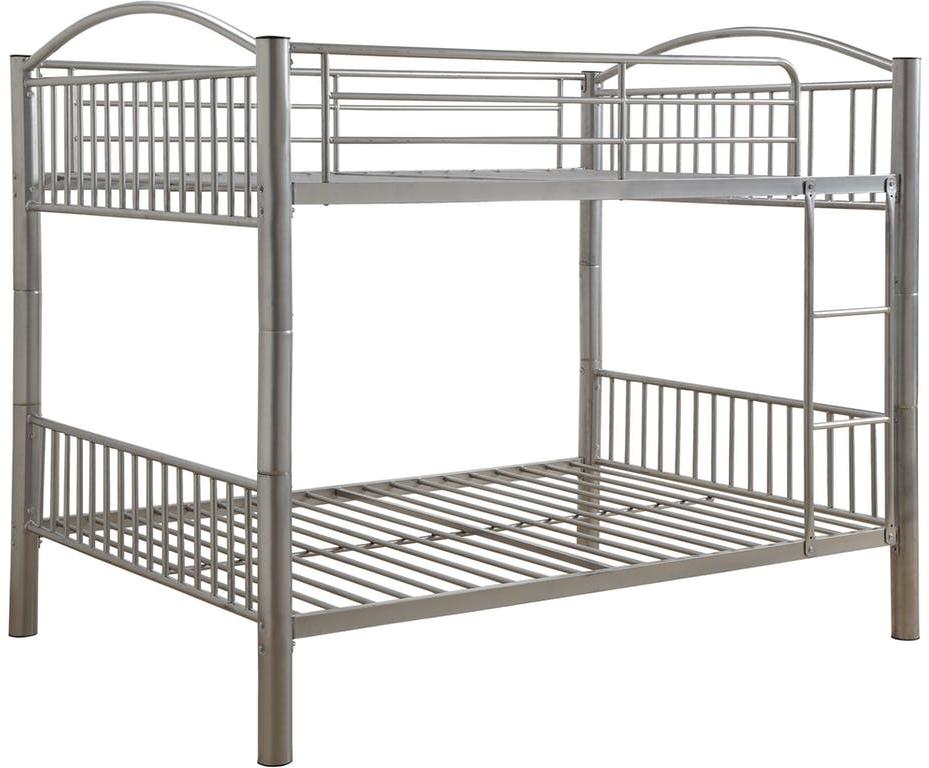 78inches X 56inches X 67inches Black Metal Full Over Full Bunk Bed