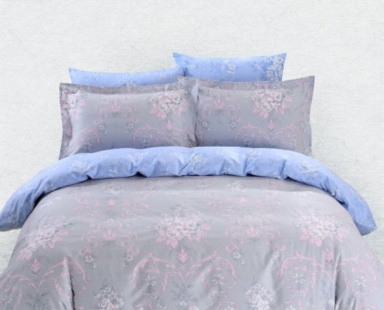 Dolce Mela DM629Q Duvet Cover Sheets Set Lefkada Queen Size Bedding New