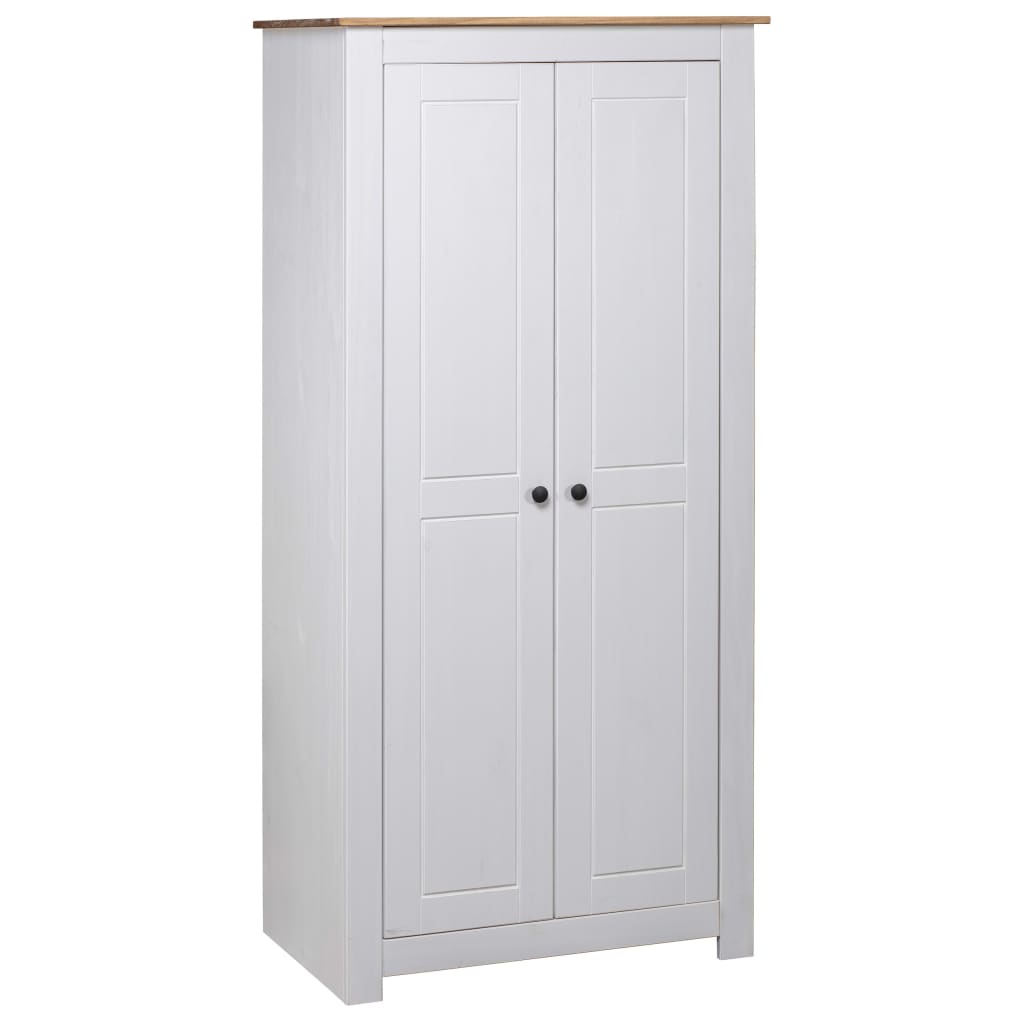 3-Door Wardrobe 46.5"x19.7"x67.5" Pine Panama Range