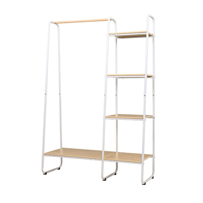 Closet Storage Rack Clothes Hanger Shelf Garment Rail Stand Wardrobe