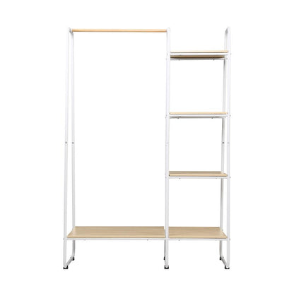 Closet Storage Rack Clothes Hanger Shelf Garment Rail Stand Wardrobe