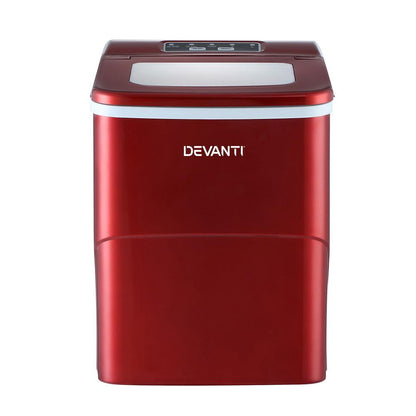 DEVANTi Portable Ice Cube Maker Machine 2L Home Bar Benchtop Easy