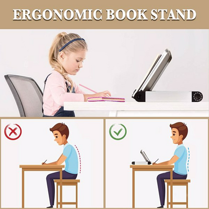 Adjustable Ergonomic Laptop Stand Book Stand