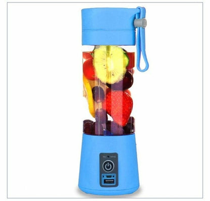 Portable USB Electric Fruit Juice Blender Deluxe Version with 6 Blades