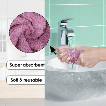 10Pcs Microfiber Absorbent Towel